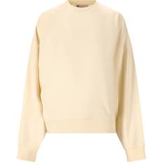 Synthetic Jumpers Athlecia Women's Crecy Crew Neck - Sand/White