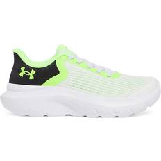 Børnesko Under Armour Rogue 5 AL Boys' Pre-School Running Shoes - White/Black/Hyper Green