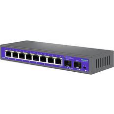 Tauoh 2.5G 10G Ethernet Switch 8 Electrical 2 Optical