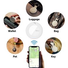MiTag Smart Geo Tag Bluetooth Schlüsselfinder Braun