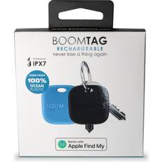 GPS & Bluetooth-trackere Boompods Genopladelig Airtags Sort Blå