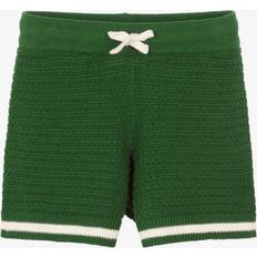 104/110 Byxor Barnkläder Mini Rodini Crochet Knit Shorts Byxor Unisex - Grön