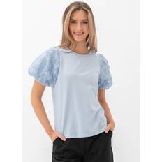 Vila Visimonia O-neck S/S Top - Blue