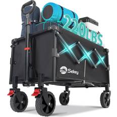 Sekey Collapsible Wagon Cart Foldable 220LBS