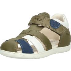 Ragazzo Mocassini Geox Scarpina Primi Passi - Blu Scuro/Oliva/Bianco