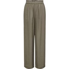 Only Women's Trousers Tokyo - Marron