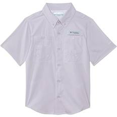 Purple Shirts Children's Clothing Columbia Boys PFG Tamiami Short Sleeve Shirt - Purple