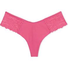 PINK No-Show High-Leg Thong Panty - - Women's