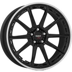 Dotz Alloy Wheel Sonoma Dark 8 x 19 5 x 112 Black Matt Polished Lip K2C