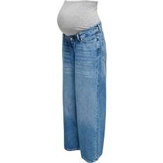Only Maternity Jeans OLMJosep - Blue Denim/Grå