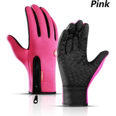 Pink Gloves Maxpower Winter Gloves For Men Touchscreen Windproof Cycling Cold Glove - Pink