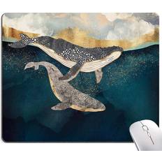 Whale Animals Art Mouse Pads 95 x 79 x 012 inch