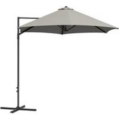 OutSunny 2.5M Garden Cantilever Parasol with 360° Rotation