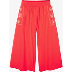 BillieBlush Girls Jersey Wide-Leg Trousers - Orange
