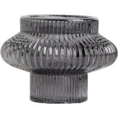 H&M Glass Lantern Black Candlestick 2.3"
