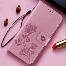 BOSHENG MGH Pink Strap Book Stand Leather Case For OnePlus Nord CE 3 5G