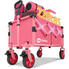 Sekey Collapsible Wagon Cart Foldable 220LBS