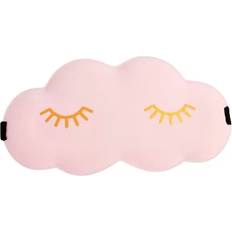 INF 3D Cloud Sleep Mask med Guldögonfransar Rosa