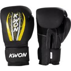 Kampfsport Kwon Kick-Boxhandschuhe Thaï Noir
