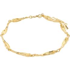 Pilgrim Arif Ankle Chain Goldplated Dam Smycken - Guld