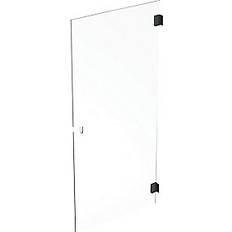 Contura Showerama Art Duschdörr Med Gångjärn 900x2000x8mm Matt Svart
