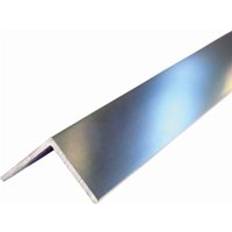 Multipanel Classic Type 102 Bright Polished Aluminium Extrusion Angle Profile 2450mm Silver Metallic