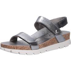 Panama Jack Sandaler med hæl Panama Jack Elegant Læder Damesandal - Grå