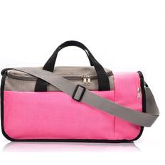 Meteor Sportväska Gymväska Holdall Män Kvinnor - Grey/Pink