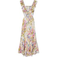 Pink Kjoler Vero Moda Vmdicthe Lang Kjole - Hvid