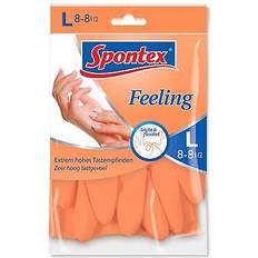 Spontex Feeling Handschuh Aus Naturkautschuklatex - Orange
