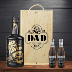 Best Dad Dead Mans Fingers Spiced Rum Gift Set 70cl
