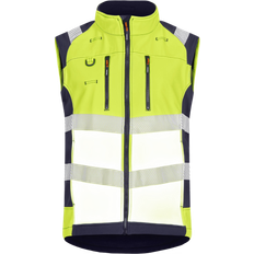 Tranemo workwear Arbetsvästar Tranemo workwear Softshellväst Varsel - HV Gul/Marin