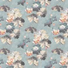York Wallcoverings Water Lilies Mineral Willow