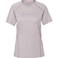 Gang & Vandring - Lilla T-shirts Mammut Women's Selun Fl T-Shirt Logo Funktionsshirt - Grå