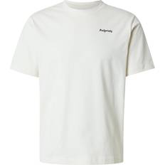 Knowledge Cotton Apparel Kläder Knowledge Cotton Apparel Regular Short Sleeve Heavy Single Jersey Printed T-shirt - Egret