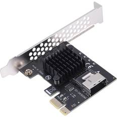 Tlily PCIe Riser Card 1X to Mini SAS SFF-8087 Adapter