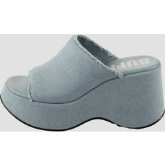 Buffalo Dame Hjemmesko & Sandaler Buffalo Pantoletter Joy - Blue Denim