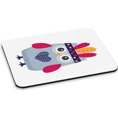 Mouse Pads Gift Base Festival Owl Head Dress PC Computer Mouse Mat Pad