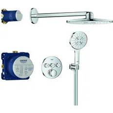 Grohe Grohtherm SmartControl 310 Sampak Indbyg 3SC Rund Krom