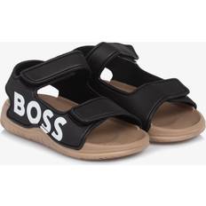 Faux Leather Sandals BOSS Boys Black Faux Leather Sandals - 21