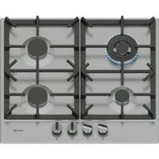 Neff 60 cm Hobs Neff T26CIH8N0 Gas Hob Stainless Steel