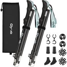 Trekking Poles Glymnis 2 Pack Collapsible Walking Poles