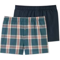 Boxershorts Schiesser Webboxer Multipack - Blau