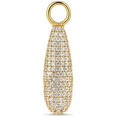 Sif Jakobs Berlocker & Hängen Sif Jakobs Goccia Charm Berlock Med Zirconia - Guld
