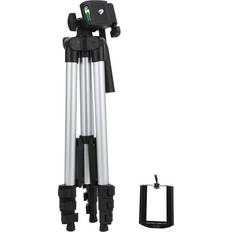 Aluminium Alloy Silver Portable 14 Inch Screw Multifunction Mobile Phone Live Tripod