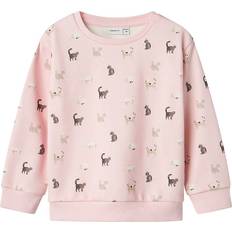 Katter Överdelar Barnkläder Name It Ballerina Melange Brigitta Regular Sweatshirt - Ballerina/Melange