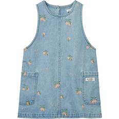 M Klänningar Barnkläder Liewood Angelica Klänning - Peach Light Blue Denim