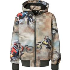 Molo 116 Børnetøj Molo Cloudy Softshelljakke Med Fleece - Brun
