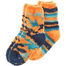 Orange Socks Children's Clothing Metzuyan Kids Boys Fluffy Bed Socks Non Slip - Orange