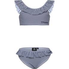 Blå Bikinier Børnetøj Hummel Bikini Til Børn HmlFRILLI - Blå Pige